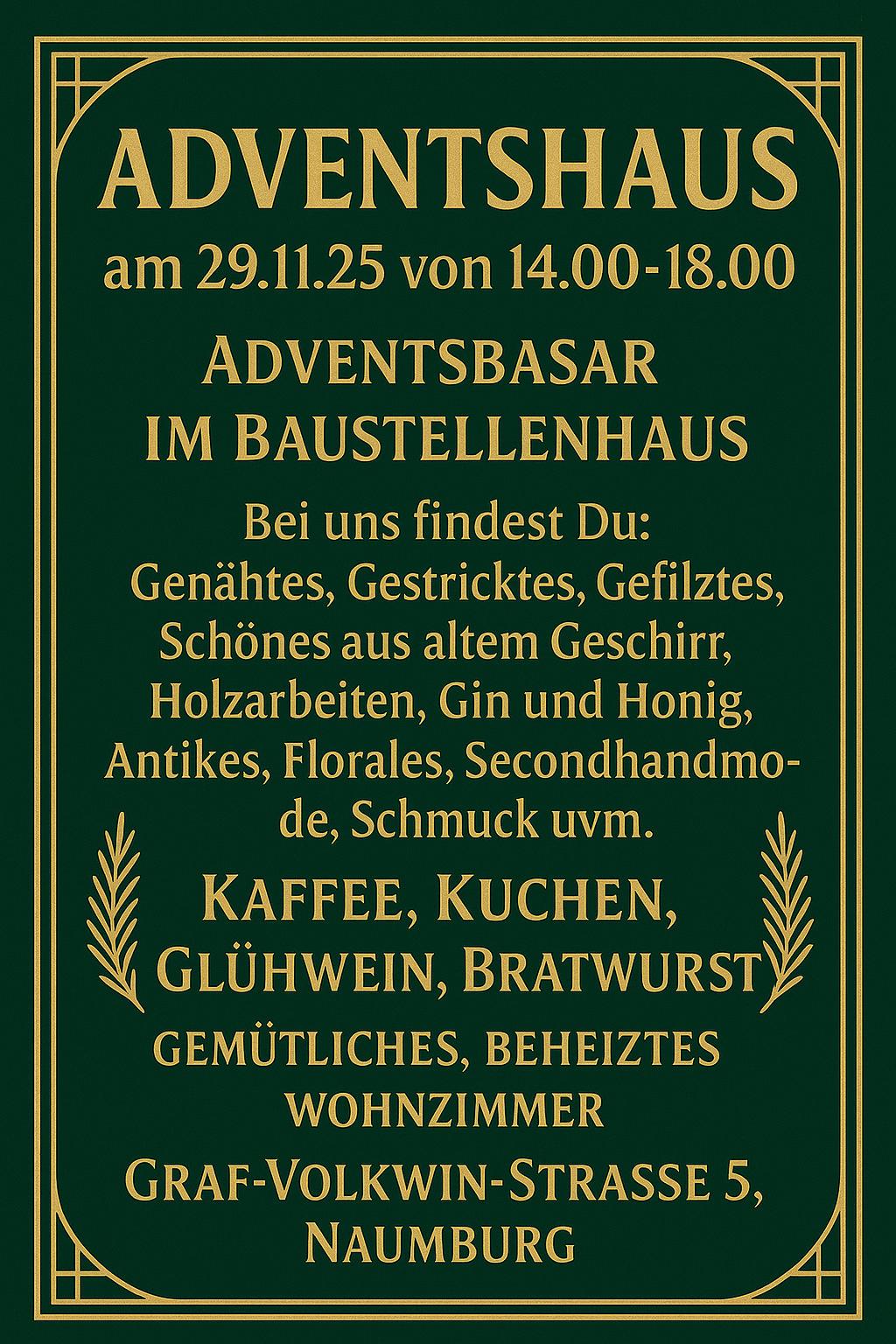 Adventshaus im Graf-Volkwin-Haus